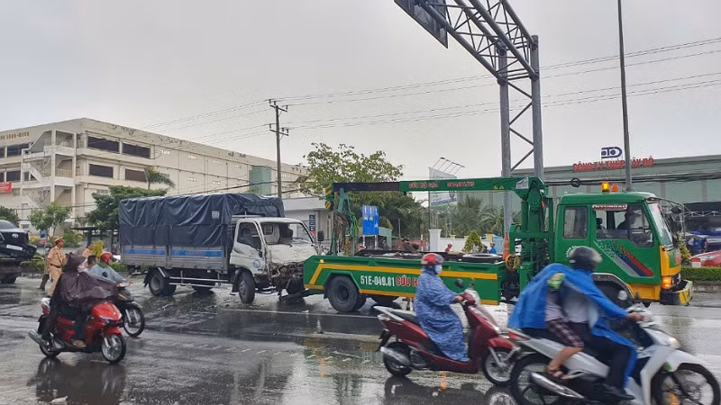 Hiện trường vụ việc.