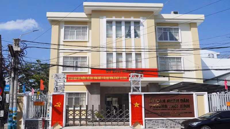 Trụ sở Ủy ban nhân dân phường Thới Bình (mới). Trụ sở Ủy ban nhân dân phường Thới Bình (mới).