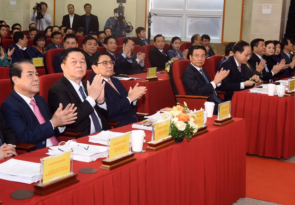 Thủ tướng Chính phủ Phạm Minh Chính và các đại biểu tham dự Hội nghị Thủ tướng Chính phủ Phạm Minh Chính và các đại biểu tham dự Hội nghị