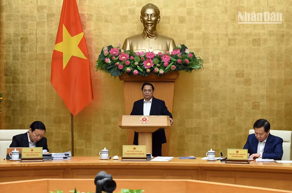Thủ tướng Phạm Minh Chính chủ trì phiên họp.
