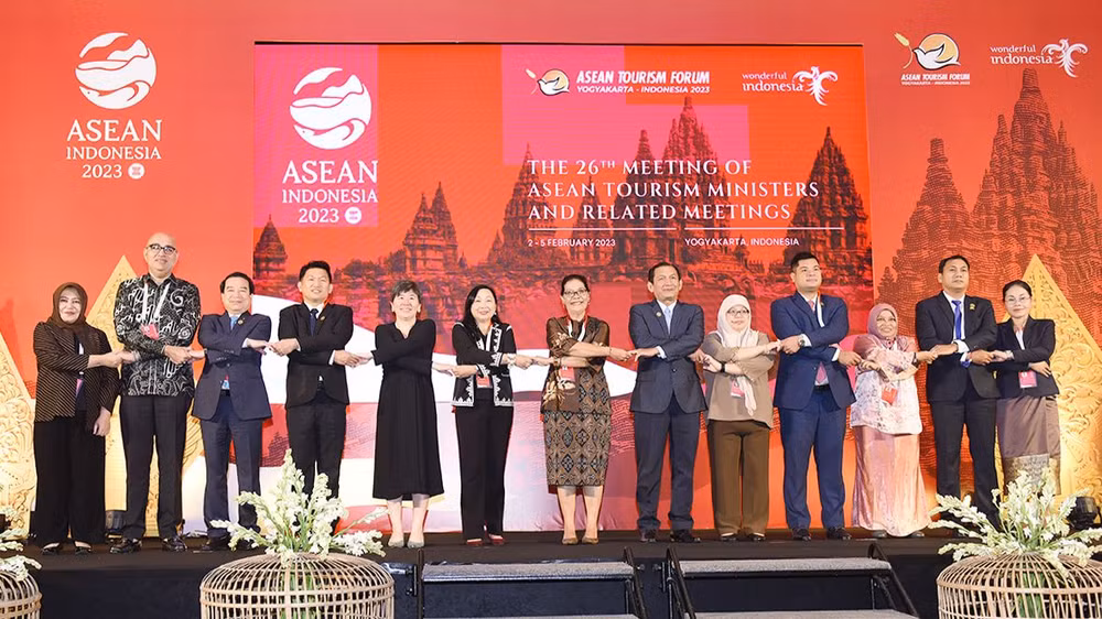 Trưởng đoàn cơ quan du lịch quốc gia ASEAN dự hội nghị (Ảnh: Tổng cục Du lịch) 