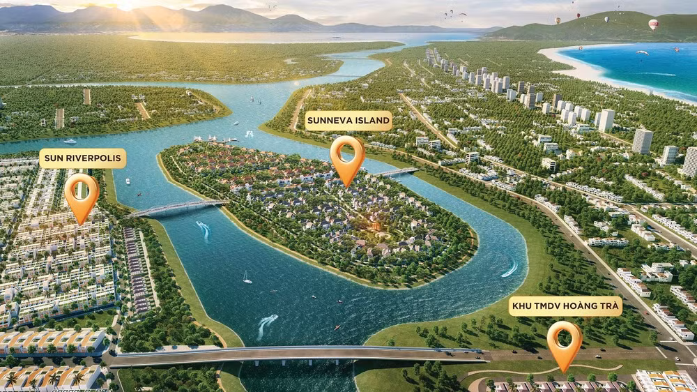 Quần thể “Thành phố hội nhập” đông nam Đà Nẵng do Sun Property phát triển