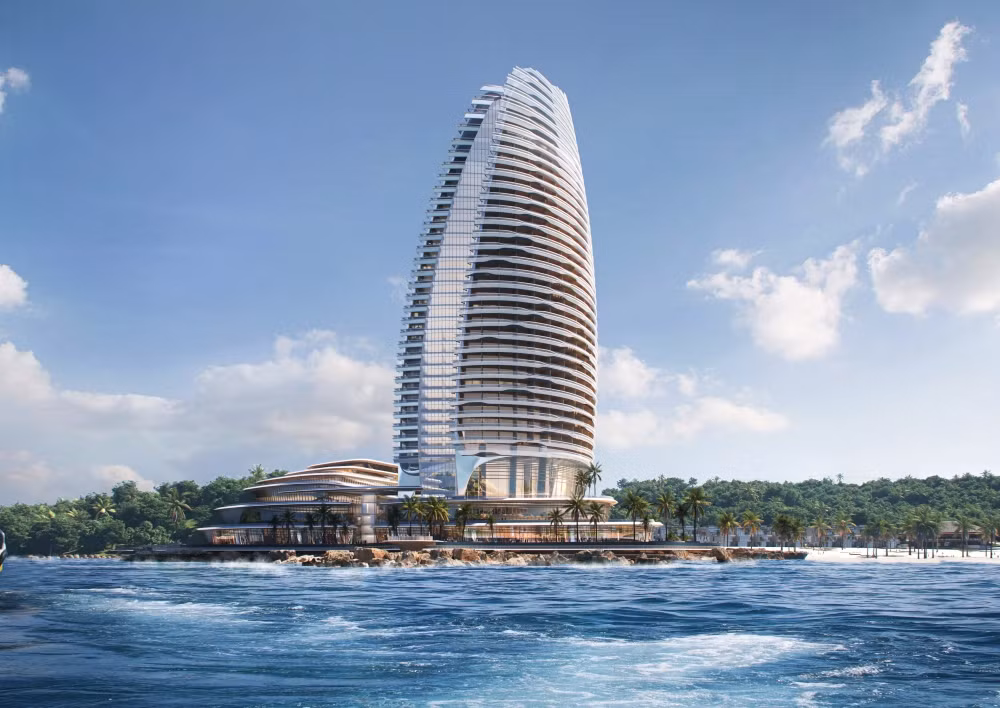 Ảnh phối cảnh minh họa The Luxury Collection Đảo Hòn Thơm.