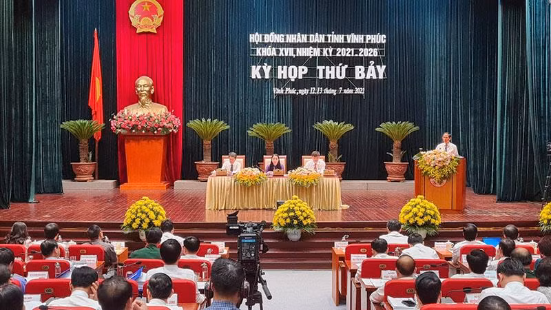 Kỳ họp thứ 7 HĐND tỉnh Vĩnh Phúc thông qua nhiều quyết định quan trọng.