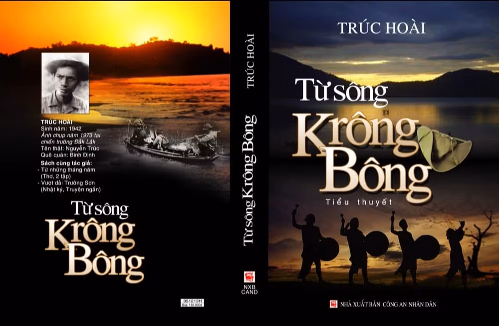 Bìa tiểu thuyết "Từ sông Krông Bông" của nhà văn Trúc Hoài. Bìa tiểu thuyết "Từ sông Krông Bông" của nhà văn Trúc Hoài.