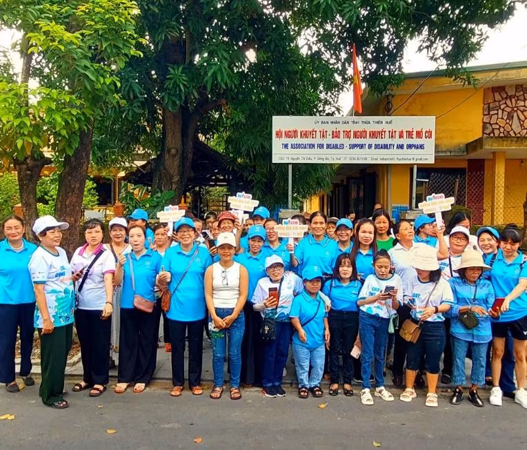 Hình ảnh xúc động khi người khuyết tật cũng tham gia hưởng ứng UpRace 2023 Hình ảnh xúc động khi người khuyết tật cũng tham gia hưởng ứng UpRace 2023