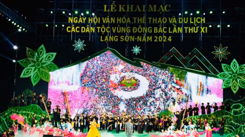 Khai mạc Ngày hội văn hóa, thể thao và du lịch các dân tộc vùng Đông Bắc lần thứ XI.