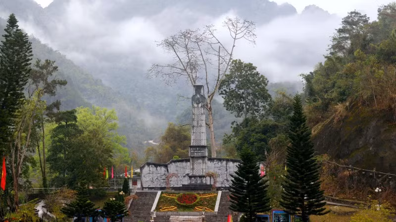 Không khí mùa xuân tại Khu Di tích quốc gia đặc biệt Pác Bó, Cao Bằng.