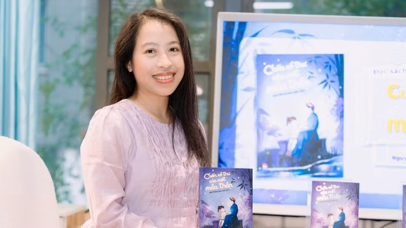 Nhà văn Nguyễn Hoàng Diệu Thủy. Nhà văn Nguyễn Hoàng Diệu Thủy.