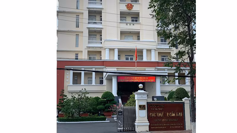 Trụ sở Cục thuế Cần Thơ.