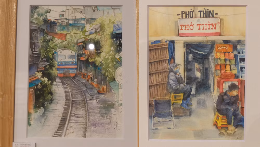 Các tác phẩm về Hà Nội của nhóm tác giả thuộc Tôi Vẽ Studio.