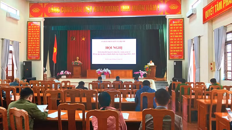 Hội nghị triển khai kế hoạch tổ chức lấy ý kiến cử tri về Đề án sắp xếp đơn vị hành chính cấp xã giai đoạn 2023-2025