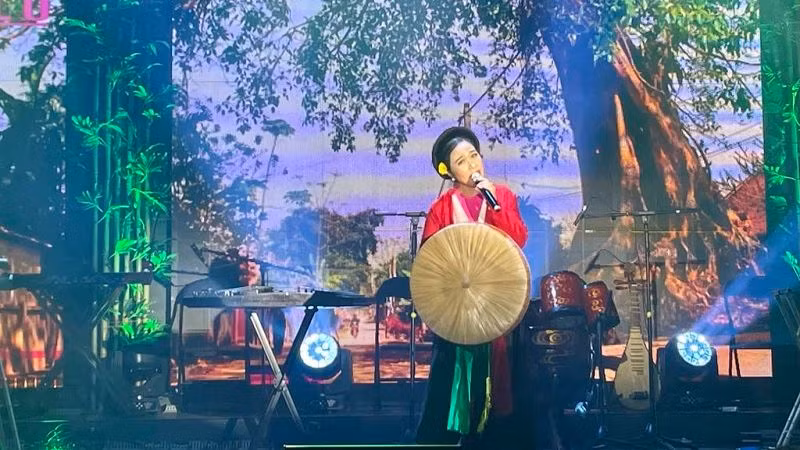Tiết mục hát chèo Đào Liễu. Tiết mục hát chèo Đào Liễu.