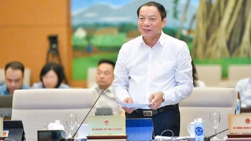 Theo Bộ trưởng Nguyễn Văn Hùng, tài nguyên số là một trong những nguồn tài nguyên lớn cần tập trung quản trị, khai thác. (Ảnh: Ban tổ chức)