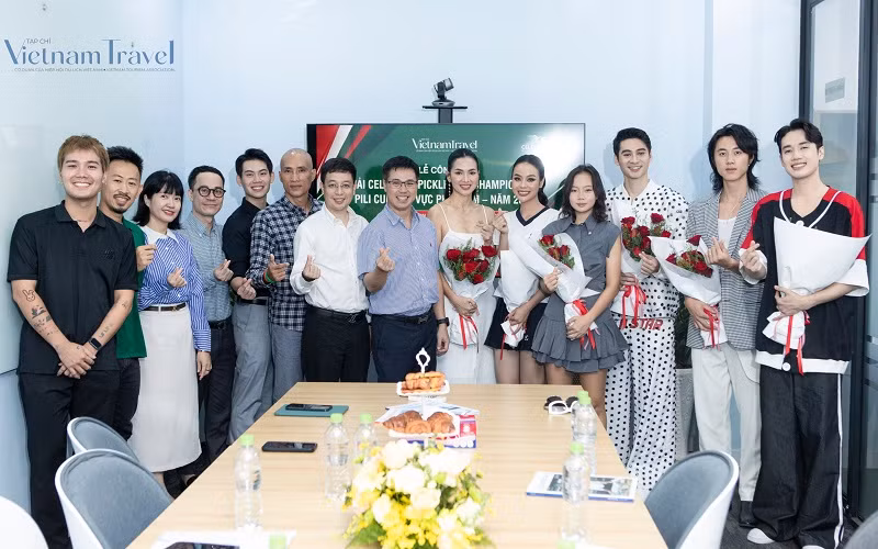 Tạp chí Vietnam Travel công bố Giải thể thao Celebrity Pickleball Championship - PILI Cup khu vực phía nam năm 2024. (Ảnh: Ban tổ chức)