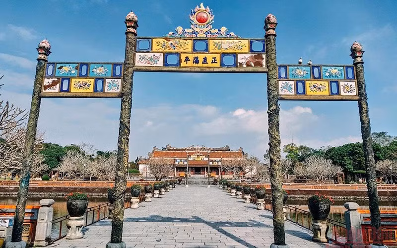 Di tích Kinh thành Huế. (Ảnh: MINH DUY)