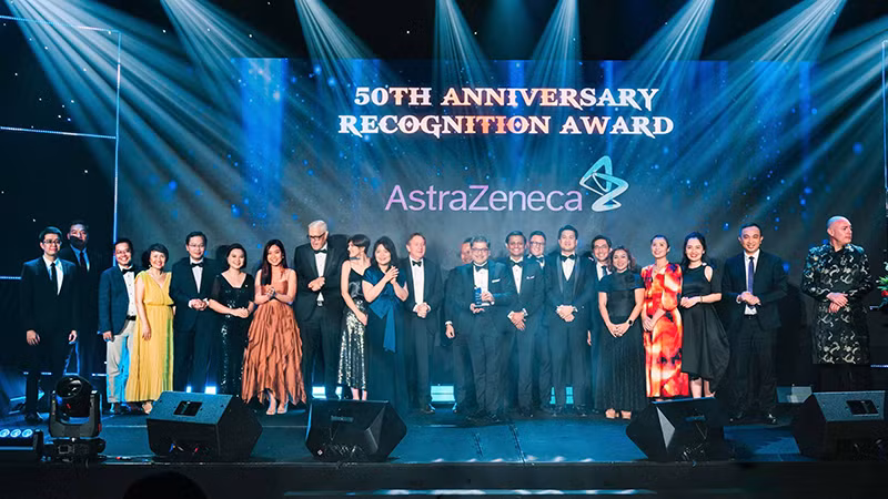 AstraZeneca Việt Nam vinh dự nhận Giải thưởng 50th Anniversary Recognition (ảnh AstraZeneca).