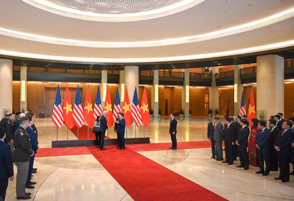 Quang cảnh sự kiện tại Nhà Quốc hội.