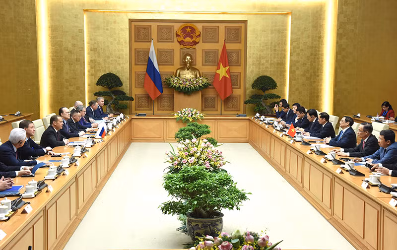 Quang cảnh buổi tiếp. Quang cảnh buổi tiếp.