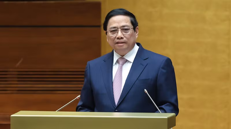Thủ tướng Chính phủ Phạm Minh Chính truyền đạt chuyên đề: Tiếp tục đổi mới, nâng cao chất lượng chính sách xã hội, đáp ứng yêu cầu sự nghiệp xây dựng và bảo vệ Tổ quốc trong giai đoạn mới.