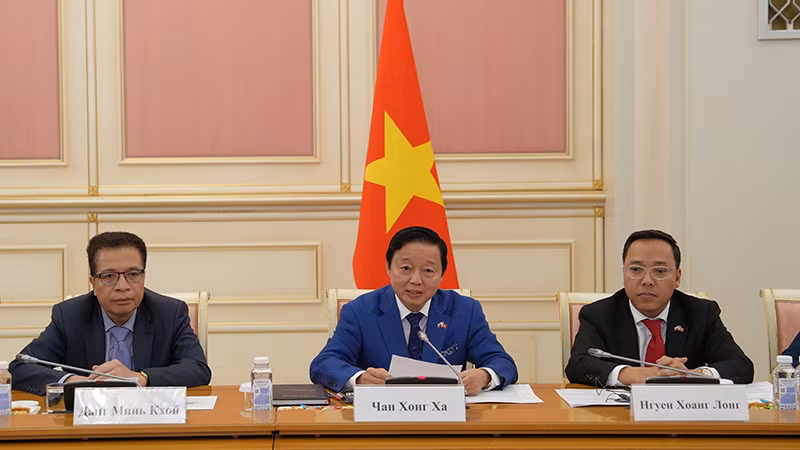 Phó Thủ tướng Trần Hồng Hà phát biểu. (Ảnh: XUÂN HƯNG)