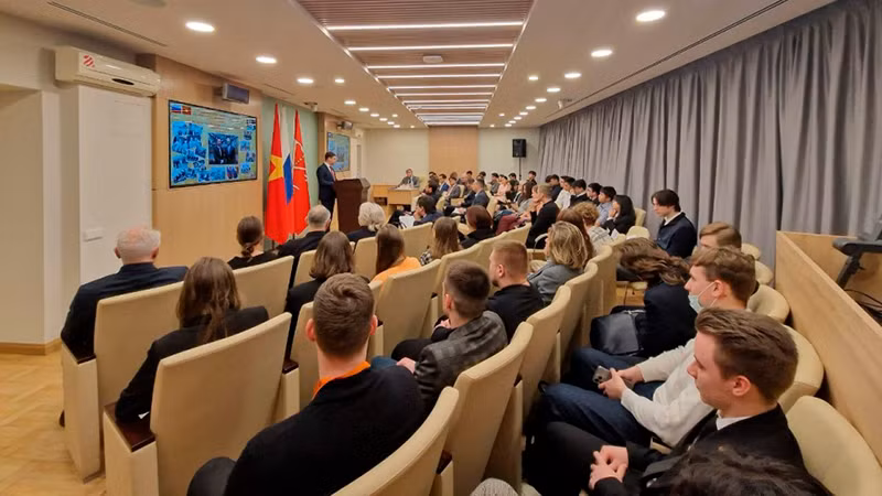 Toàn cảnh Hội thảo tại Saint Petersburg. (Ảnh: Ủy ban Đối ngoại Saint Petersburg)