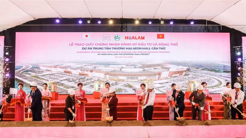 Lễ động thổ Dự án Aeon Mall Cần Thơ. Lễ động thổ Dự án Aeon Mall Cần Thơ.