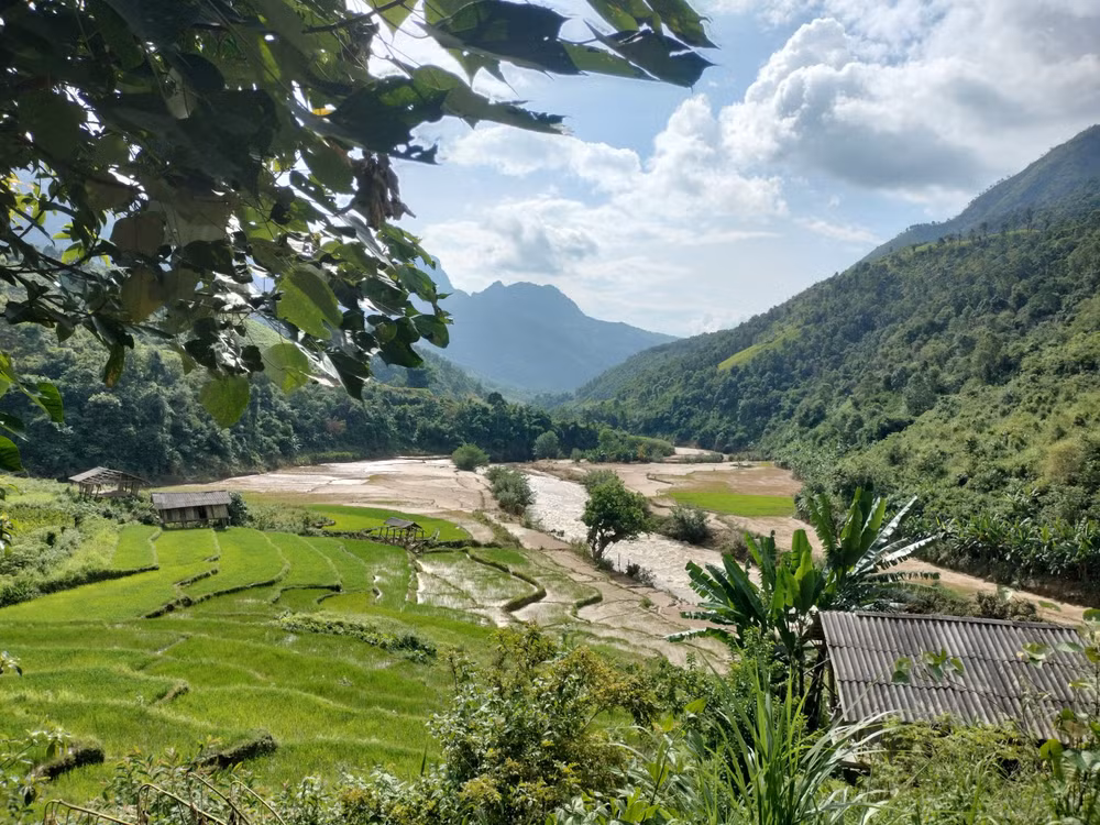 Mưa, lũ cũng gây thiệt hại tại xã Long Hẹ, huyện Thuận Châu, tỉnh Sơn La. Ảnh Quốc Tuấn.
