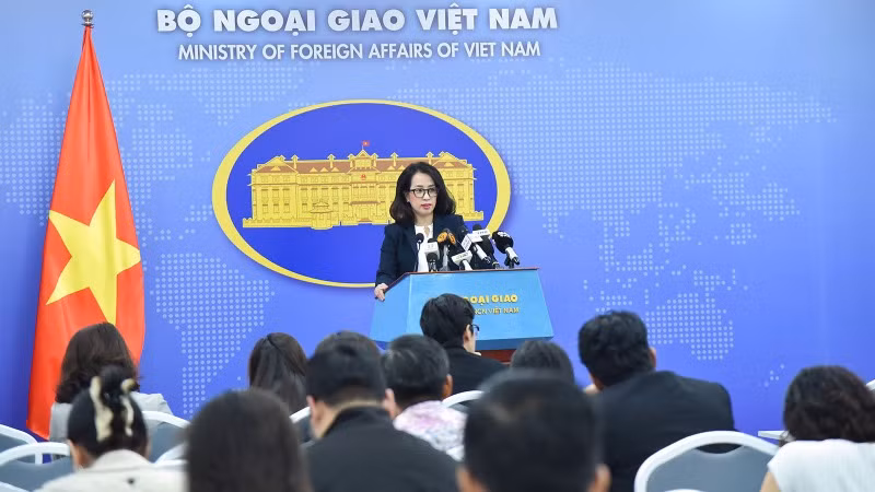 Người phát ngôn Bộ Ngoại giao Việt Nam Phạm Thu Hằng. (Ảnh: Bộ Ngoại giao Việt Nam)