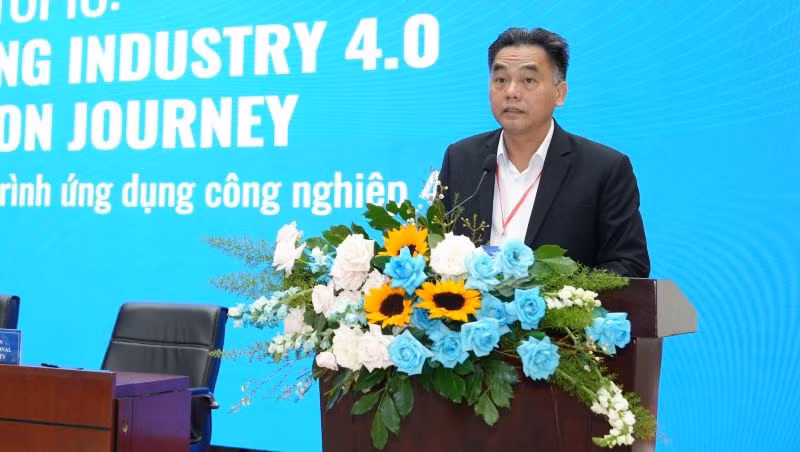 Phó Chủ tịch Ủy ban nhân dân tỉnh Bình Dương Nguyễn Lộc Hà phát biểu ý kiến tại hội thảo. Phó Chủ tịch Ủy ban nhân dân tỉnh Bình Dương Nguyễn Lộc Hà phát biểu ý kiến tại hội thảo.
