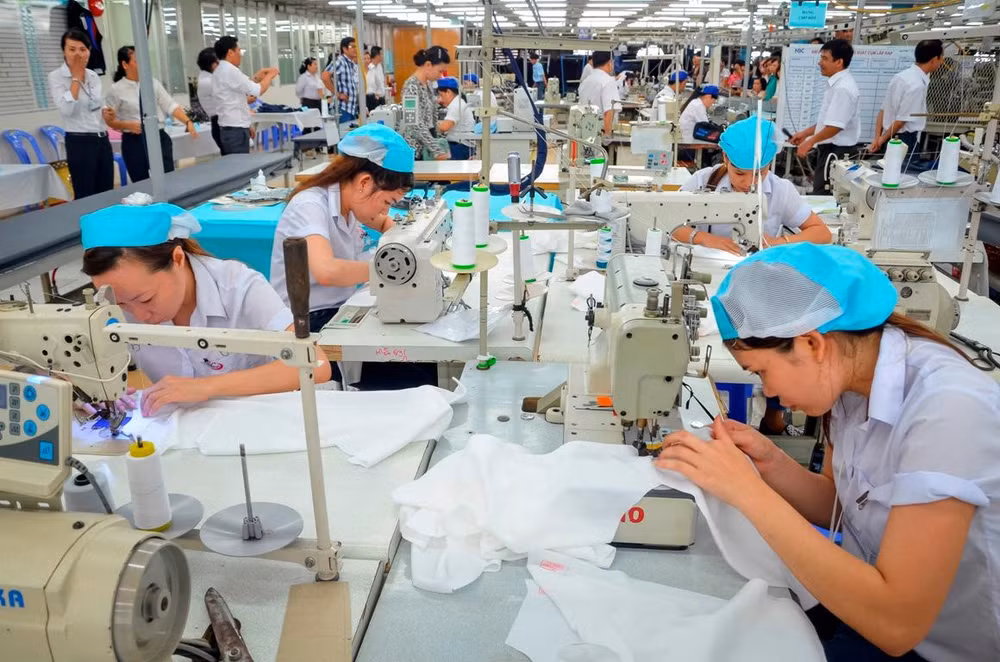 Một số doanh nghiệp dệt may đã cung ứng nguyên phụ liệu cho chuỗi sản xuất.