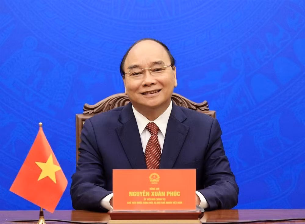 Chủ tịch nước Nguyễn Xuân Phúc. (Ảnh: TTXVN)