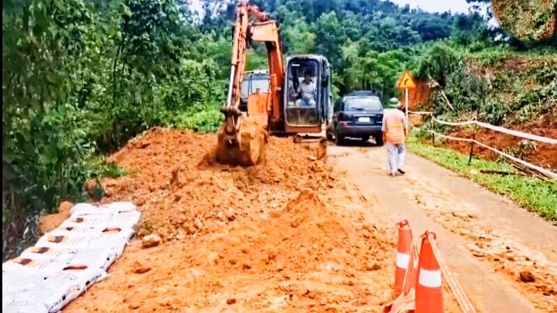 Đến ngày 12/9, tất cả các tuyến đường trên địa bàn tỉnh Thái Nguyên đã thông.