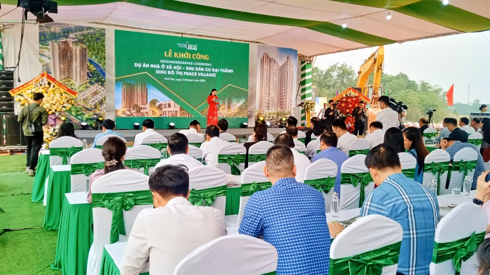 Sau khi khởi công, dự kiến Dự án nhà ở xã hội Đại Thắng sẽ giải quyết chỗ ở cho 800 người vào cuối năm 2025.
