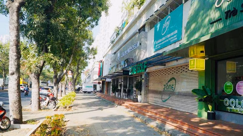 Hiện trạng khu phố ẩm thực Sky Garden tại quận 7.