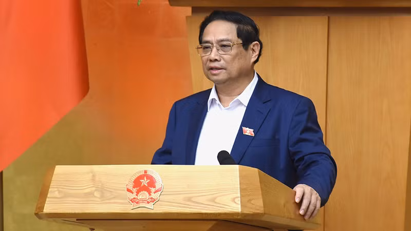 Thủ tướng Phạm Minh Chính chủ trì phiên họp Chính phủ thường kỳ tháng 5.