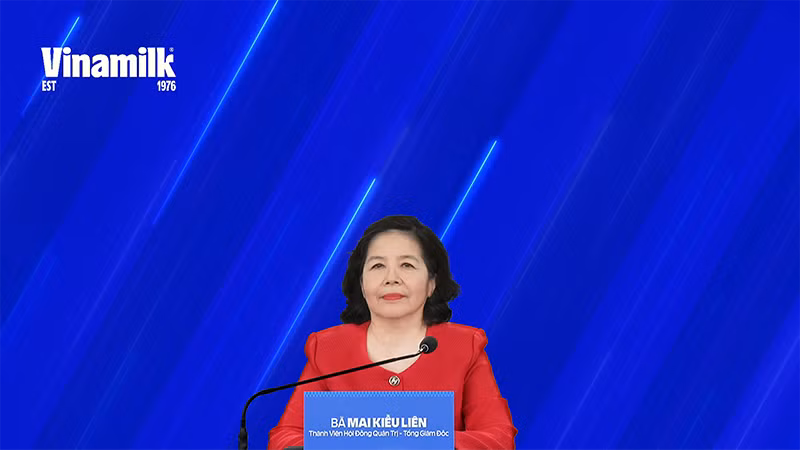 Bà Mai Kiều Liên, thành viên Hội đồng Quản trị, Tổng giám đốc Vinamilk. Bà Mai Kiều Liên, thành viên Hội đồng Quản trị, Tổng giám đốc Vinamilk.
