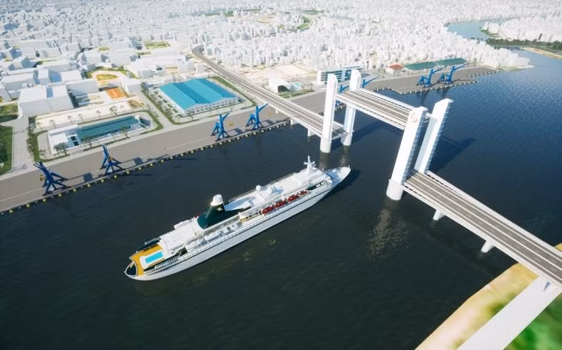 Sở Giao thông vận tải Thành phố đã trình Ủy ban nhân dân Thành phố Hồ Chí Minh phương án cầu nâng, cầu mở cho cầu Thủ Thiêm 4, tháng 12/2023.