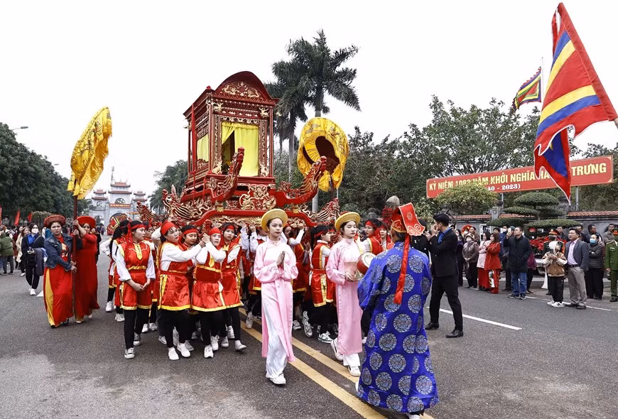 Lễ hội Đền Hai Bà Trưng xuân Quý Mão 2023. Lễ hội Đền Hai Bà Trưng xuân Quý Mão 2023.
