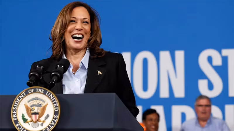 Phó Tổng thống Kamala Harris - ứng cử viên tổng thống của đảng Dân chủ trong cuộc bầu cử năm 2024. (Ảnh: Reuters)