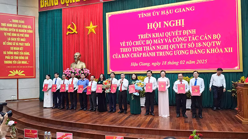 Ban Chấp hành Đảng bộ các cơ quan Đảng tỉnh Hậu Giang có 13 ủy viên.
