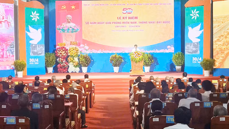 Quang cảnh Lễ kỷ niệm.