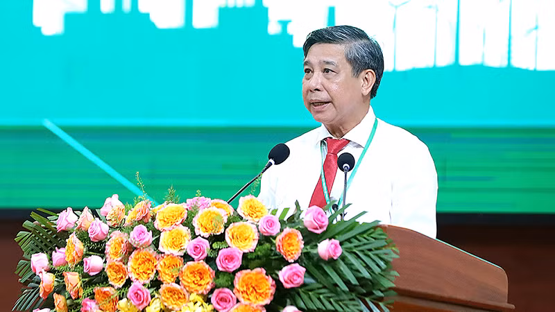 Chủ tịch UBND tỉnh Hậu Giang Đồng Văn Thanh phát biểu khai mạc Tuần lễ chuyển đổi số và Khởi nghiệp đổi mới sáng tạo - Mekong Delta 2024.