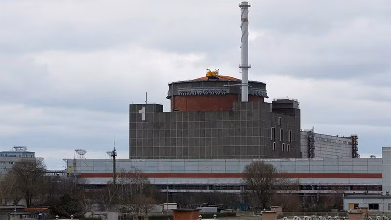 Hình ảnh nhà máy điện hạt nhân Zaporizhzhia, ngày 29/3/2023. (Ảnh: Reuters)