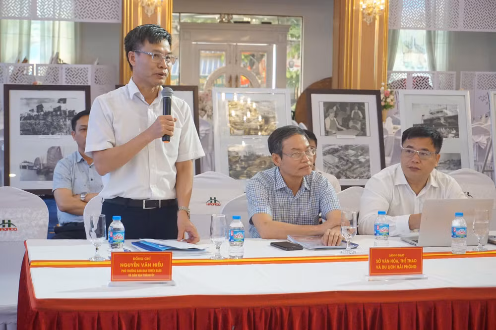 Đồng chí Nguyễn Văn Hiểu, Phó Trưởng ban Tuyên giáo và Dân vận Hải Phòng.