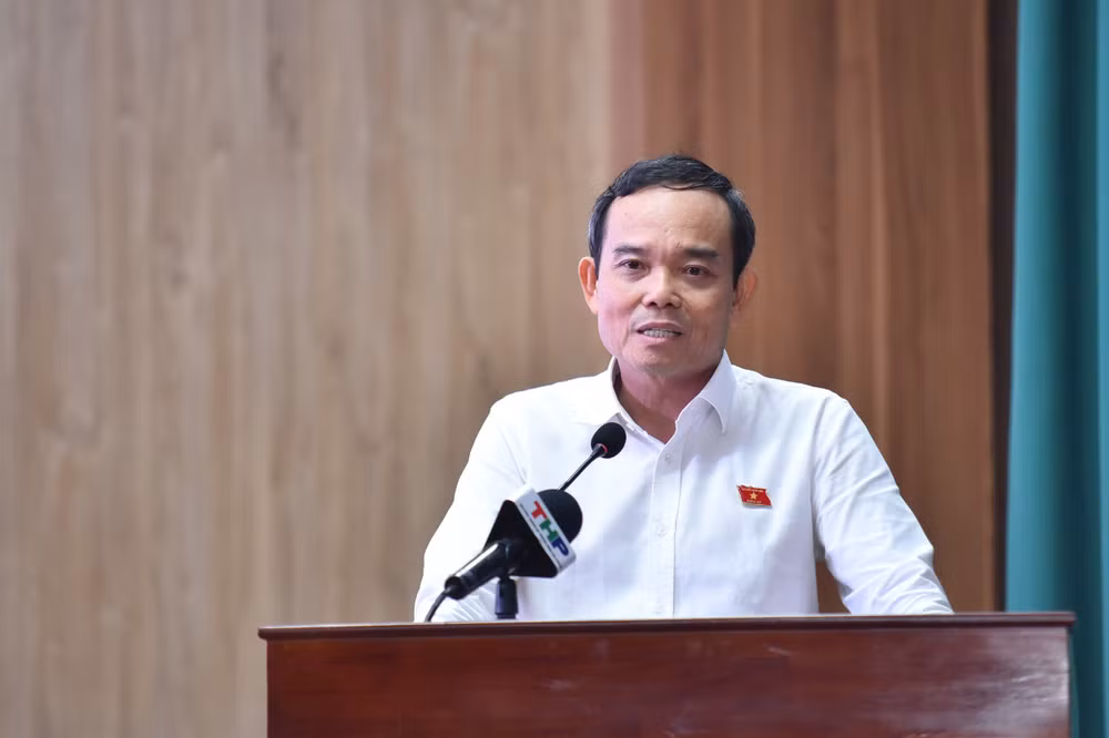 Đồng chí Trần Lưu Quang, Bí thư Trung ương Đảng, Trưởng Ban Chính sách, chiến lược Trung ương.