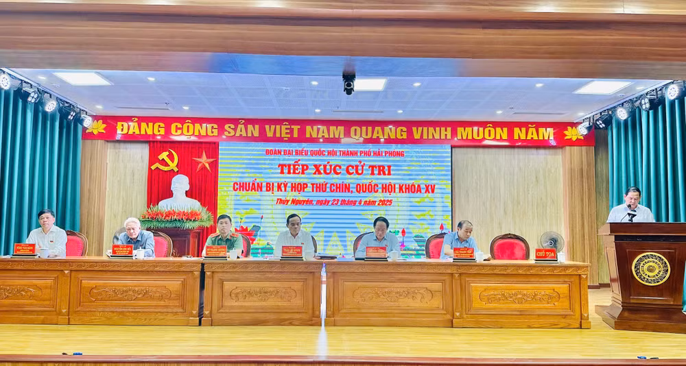 Đoàn đại biểu Quốc hội thành phố Hải Phòng.