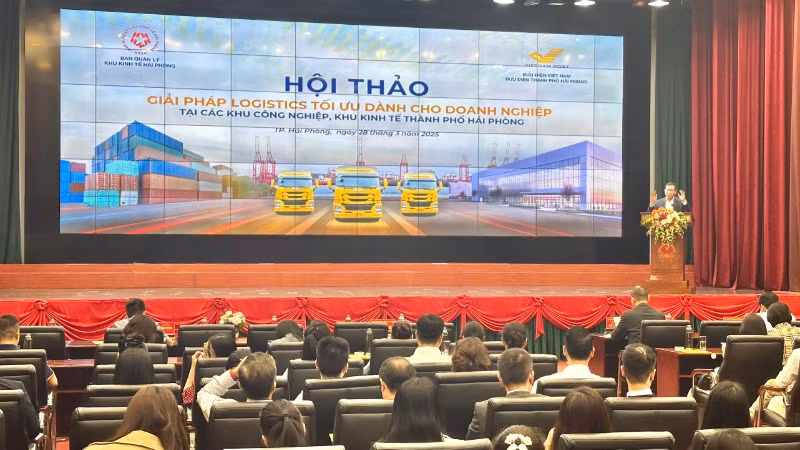 Hội thảo "Giải pháp logistics tối ưu dành cho doanh nghiệp tại các khu công nghiệp, khu kinh tế tại Hải Phòng".
