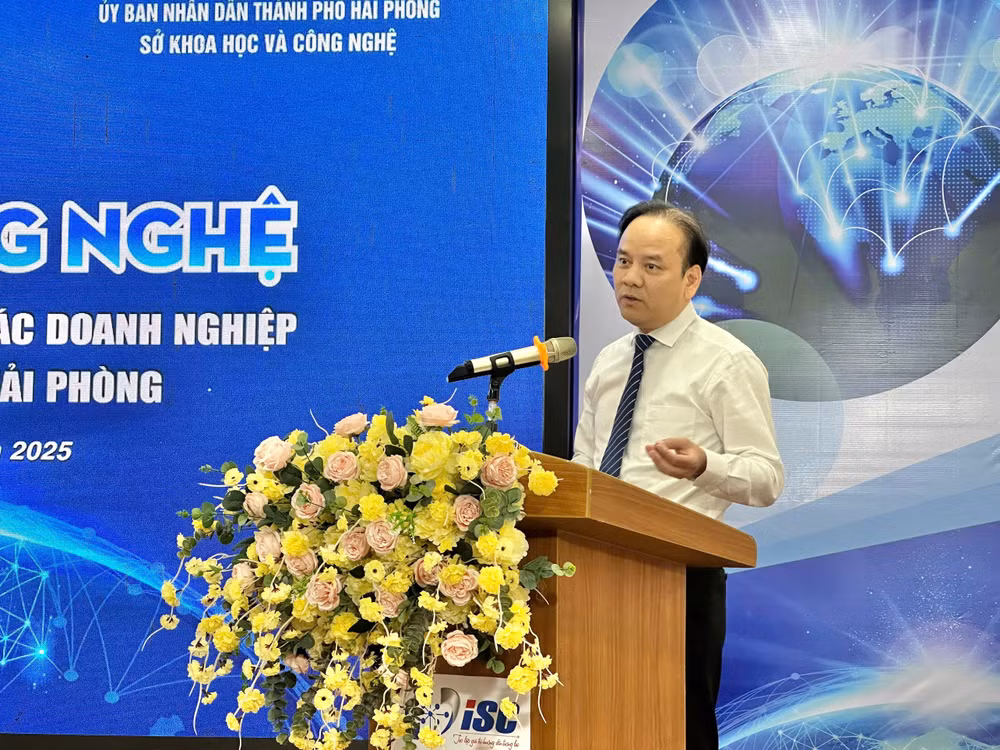 Ông Nguyễn Đình Vinh, Phó Giám đốc Sở Khoa học và Công nghệ thành phố Hải Phòng. Ông Nguyễn Đình Vinh, Phó Giám đốc Sở Khoa học và Công nghệ thành phố Hải Phòng.
