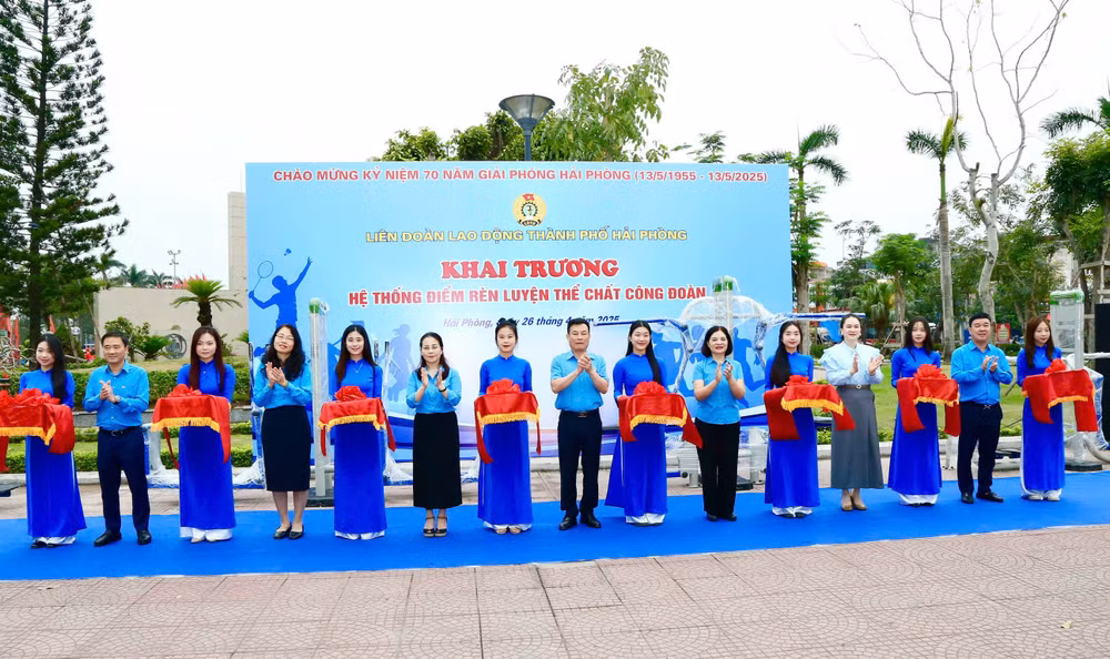 Khai trương hệ thống điểm rèn luyện thể chất công đoàn.